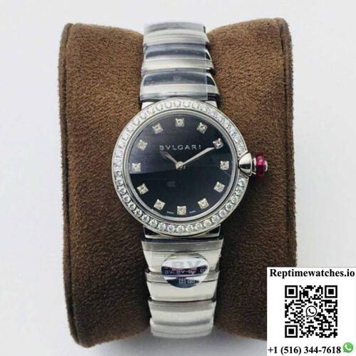 Bvlgari Lvcea Bv Factory Stainless Steel Diamond Bezel-Rep Time Watches