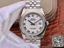 Rolex Datejust 116234 36mm AR Factory White Dial With Roman Time Scale
