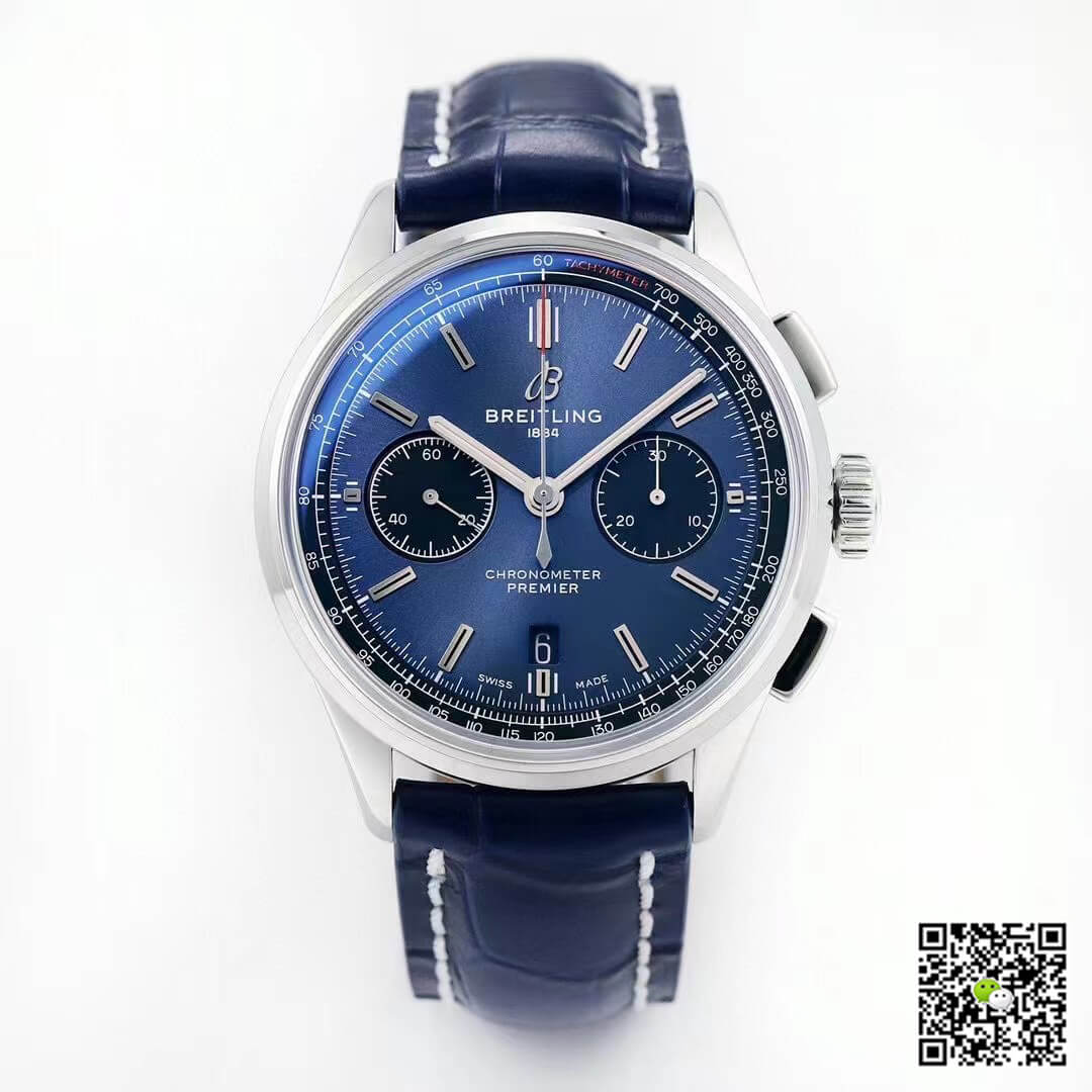 Breitling Premier B01 Chronograph AB0118221C1A1 GF Factory V2 Blue Dial