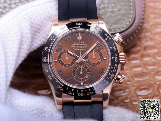 Rolex Daytona M116515LN-0015 Noob Factory Brown Dial 4130 Movement