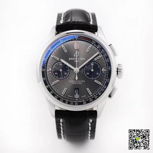 Breitling Premier B01 Chronograph AB0118221B1P1 GF Factory V2 Grey Dial