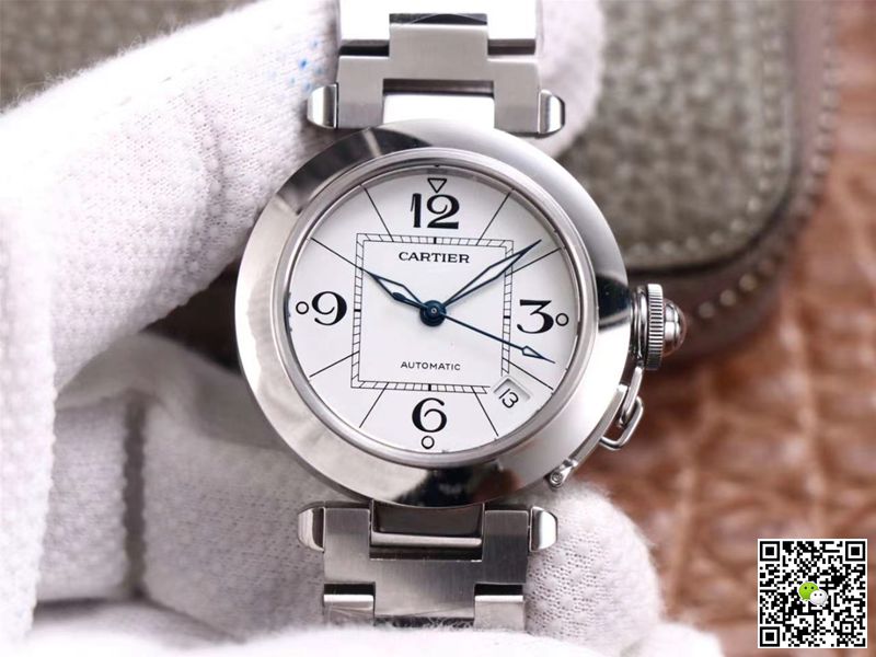 Cartier Pasha W31074M7 V9 Factory White Dial