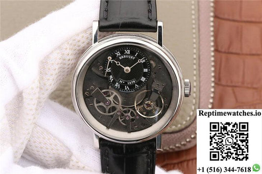 Breguet Tradition 7057Bb/G9/9W6 Skeleton Dial-Rep Time Watches