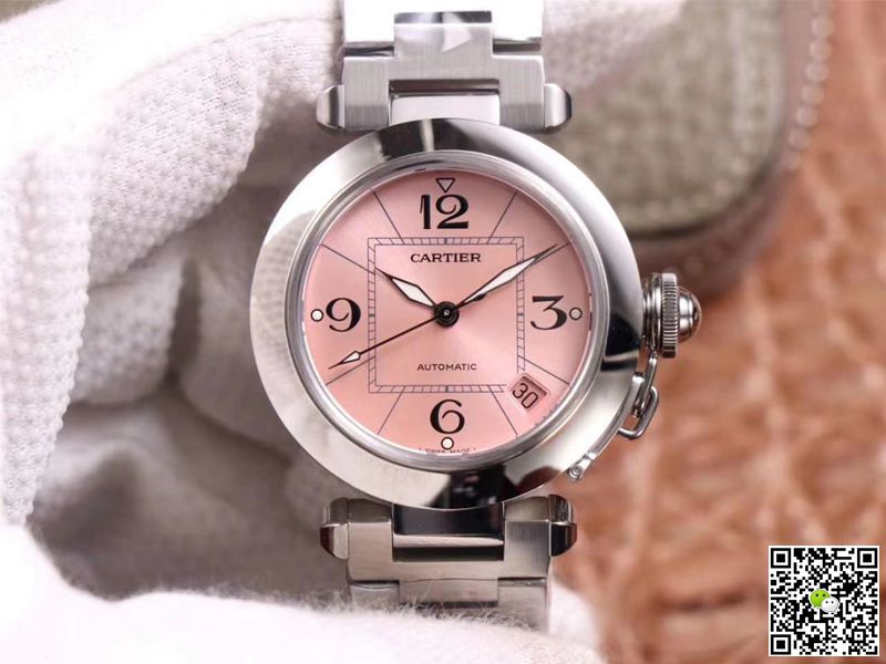 Cartier Pasha W31075M7 V9 Factory Pink Dial