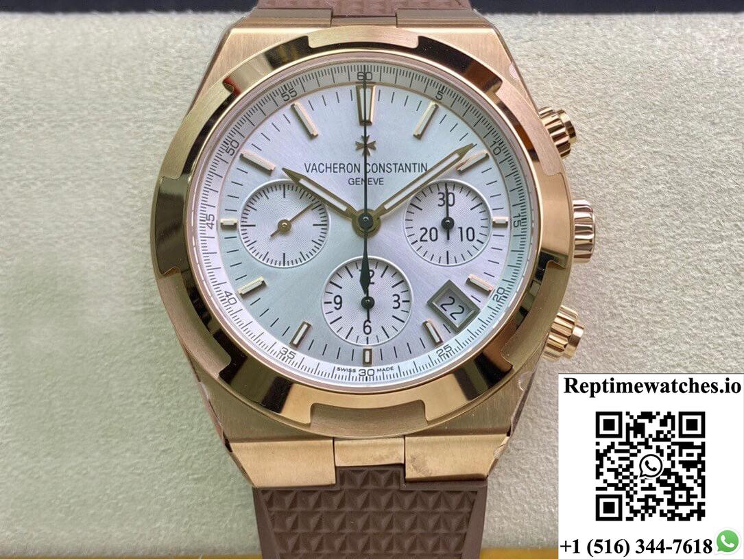 Vacheron Constantin Overseas 5500V 8F Factory Rubber Strap-Rep Time Watches