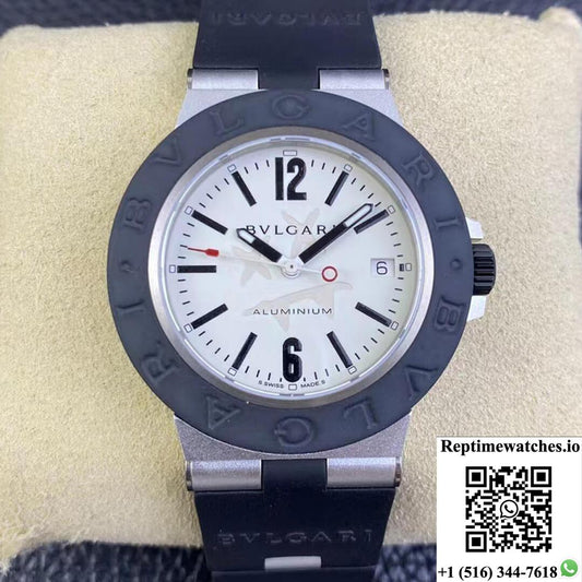 Bvlgari Aluminium Steve Aoki 103539 Bv Factory White Dial-Rep Time Watches