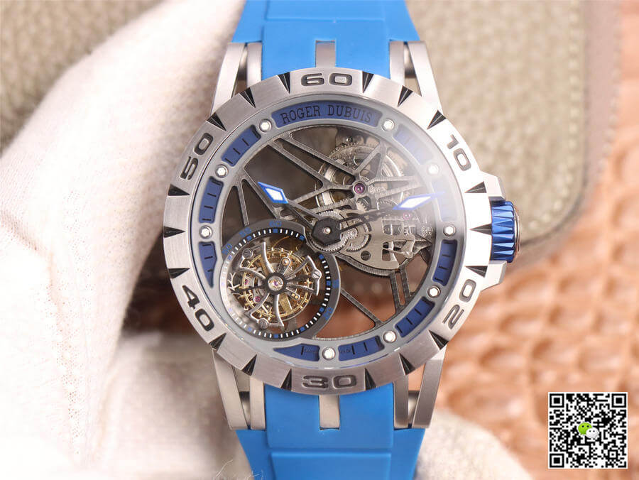 Roger Dubuis Excalibur Spidr RDDBEX0479 JB Factory Tourbillon Skeleton Dial