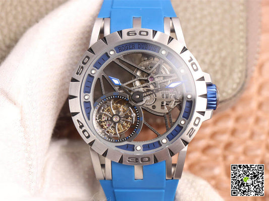 Roger Dubuis Excalibur Spidr RDDBEX0479 JB Factory Tourbillon Skeleton Dial