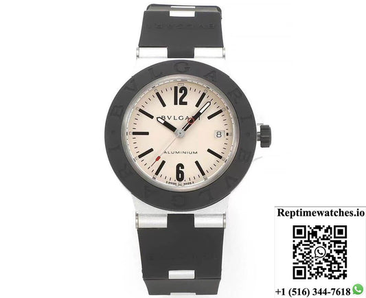Bvlgari Aluminium 103382 Bv Factory Gray Dial-Rep Time Watches