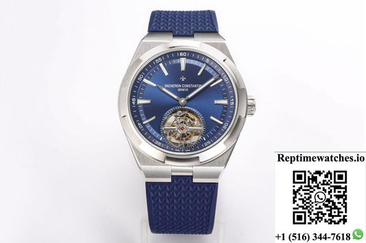 Vacheron Constantin Overseas Tourbillon 6000V/110A-B544 Bbr Factory Blue Rubber Strap-Rep Time Watches