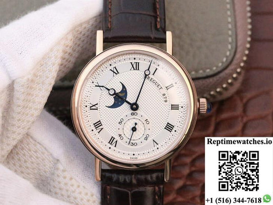 Breguet Classique Moonphase 4396 Rose Gold-Rep Time Watches