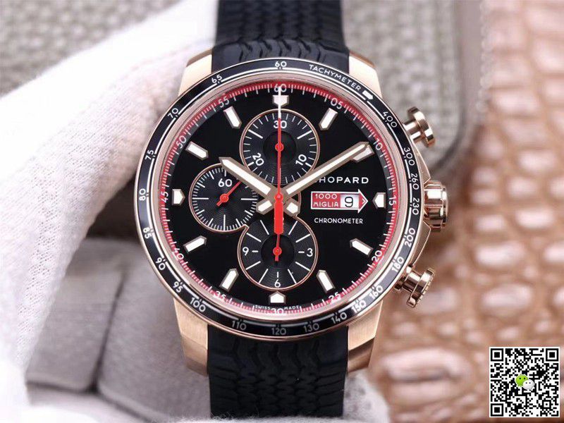 Chopard Classic Racing Mille Miglia GTS Chronograph 161293-5001 V7 Factory Black Dial