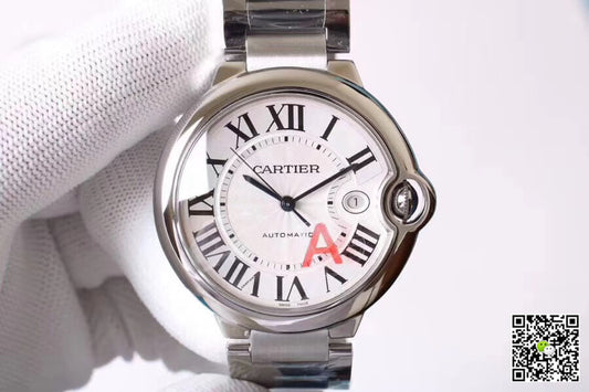 Ballon Bleu De Cartier W69012Z4 V6 Factory Silver Dial