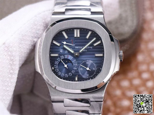 Patek Philippe Nautilus 5712/1A-001 PF Factory Blue Dial Steel Strap