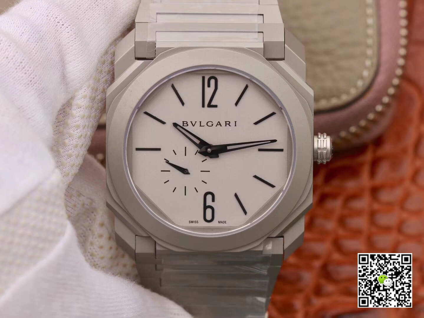 Bvlgari Octo Finissimo 103011 BV Factory Silver Gray Dial