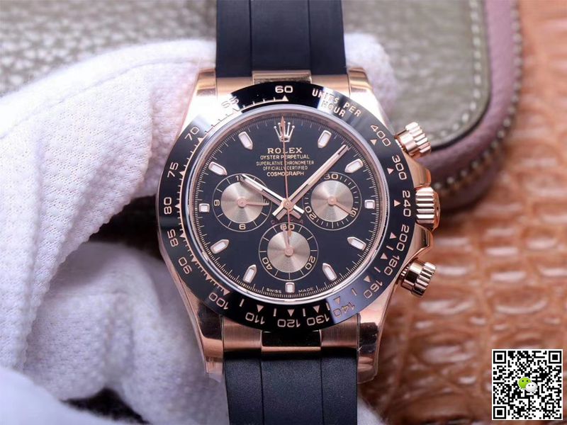Rolex Daytona M116515LN-0017 Noob Factory Black Dial 4130 Movement