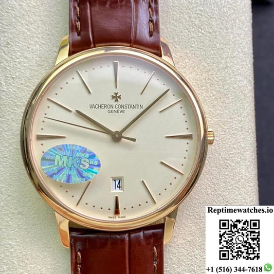 Vacheron Constantin Patrimony 85180/000J-9231 Mks Factory Silvery White Dial-Rep Time Watches