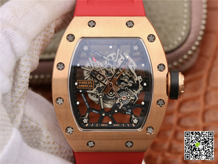 Richard Mille RM035 Americas KV Factory Rose Gold