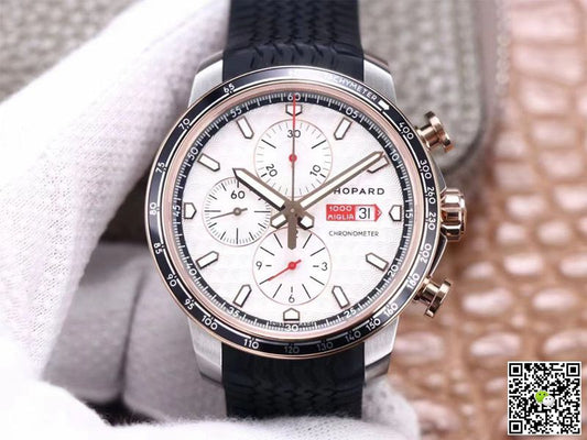 Chopard Classic Racing Mille Miglia GTS Chronograph 168571-6001 V7 Factory White Dial