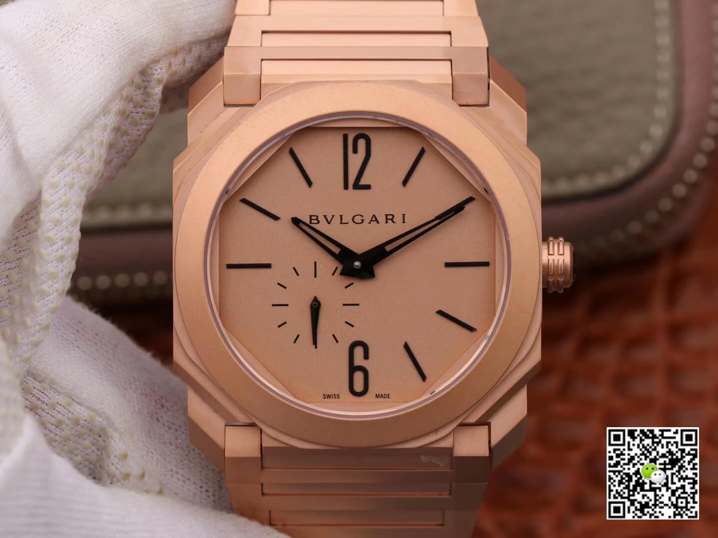 Bvlgari Octo Finissimo 102912 BV Factory Rose Gold Dial
