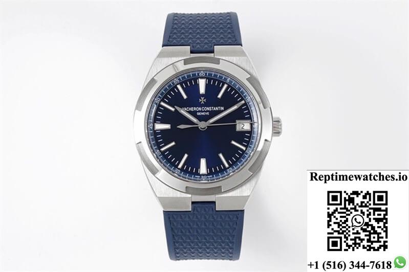 Vacheron Constantin Overseas 4500V Ppf Factory Blue Rubber Strap-Rep Time Watches