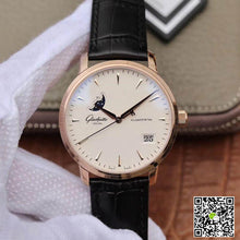 Glashutte Original Senator 1-36-04-04-02-01 Moonphase 18K Rose Gold White Dial
