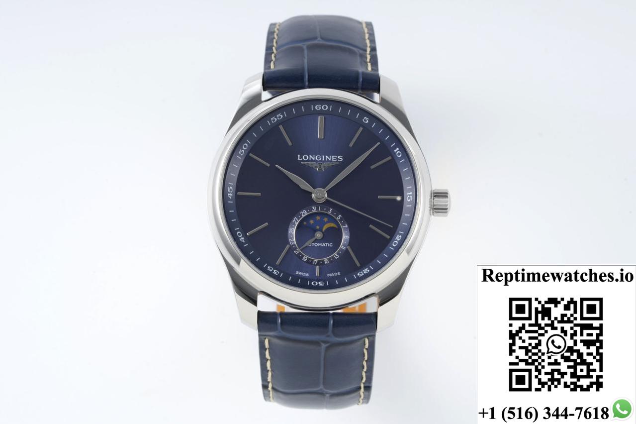 Longines Master Collection L2.909.4.92.0 Aps Factory Blue Dial-Rep Time Watches