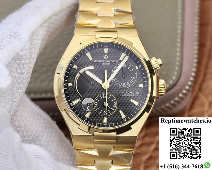 Vacheron Constantin Overseas 49150 Twa Factory Black Dial-Rep Time Watches