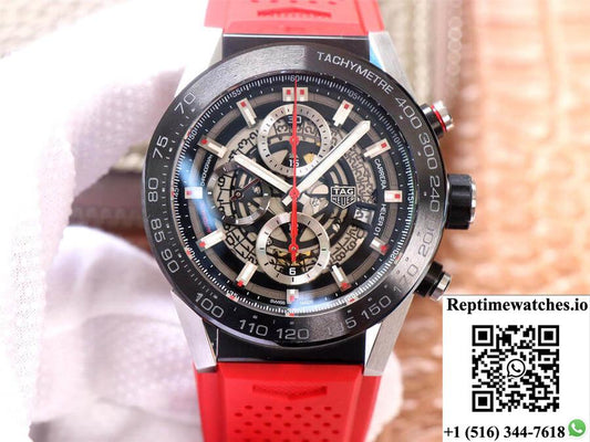 Tag Heuer Carrera Car2A1Z.Ft6050 Xf Factory Black Dial-Rep Time Watches