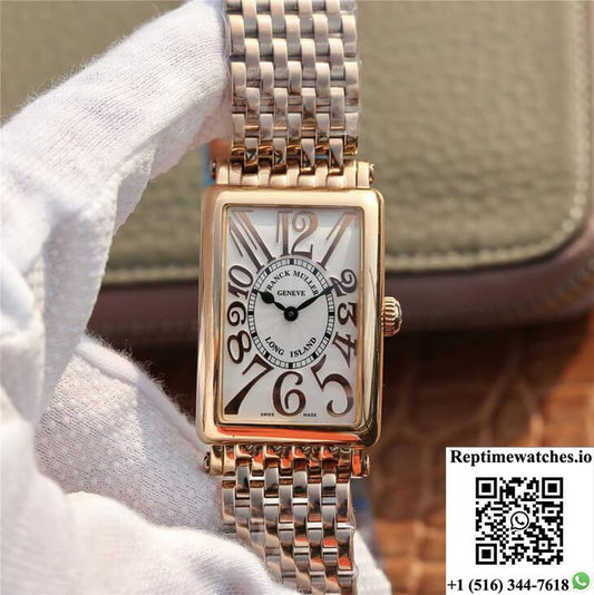 Franck Muller Long Island 952 Ladies Abf Factory Rose Gold Case-Rep Time Watches