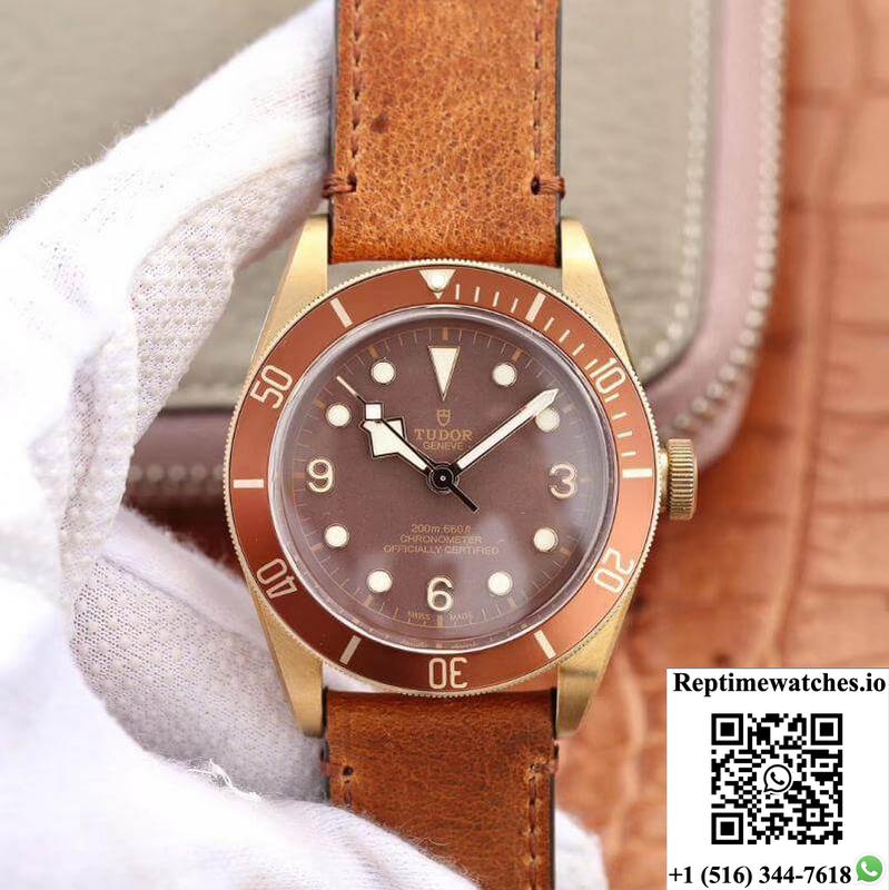 Tudor Heritage Black Bay Bronze 79250B Xf Factory Brown Dial-Rep Time Watches