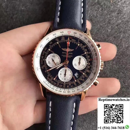 Breitling Navitimer 01 Rb012012 Jf Factory Blue Dial-Rep Time Watches