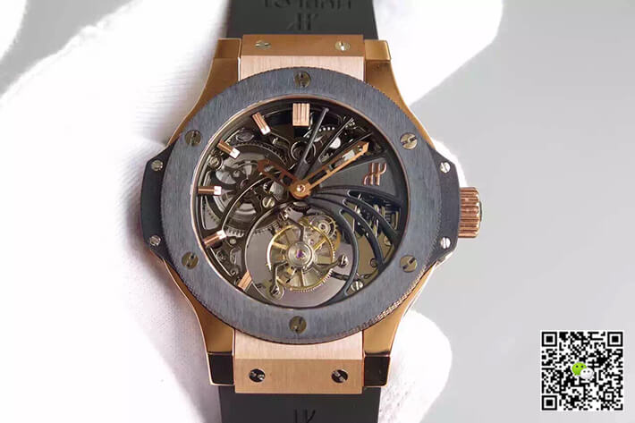 Hublot Big Bang Hollow Tourbillon Skeleton Dial