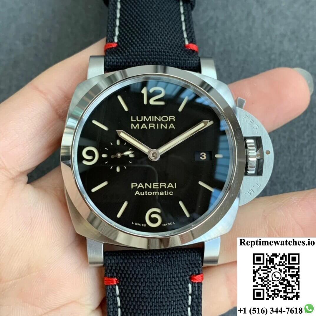 Panerai Luminor Marina Pam01025 Vs Factory Black Dial-Rep Time Watches