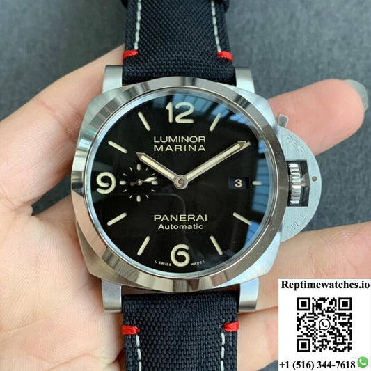 Panerai Luminor Marina Pam01025 Vs Factory Black Dial-Rep Time Watches