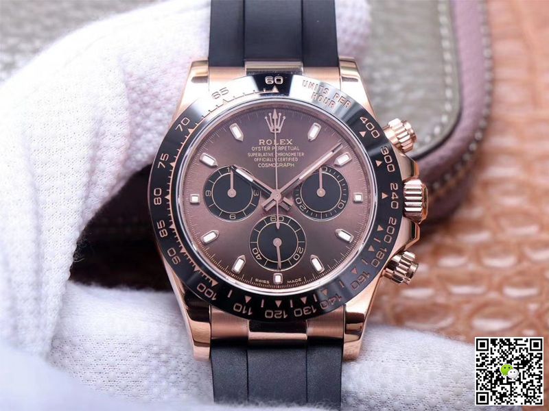 Rolex Daytona M116515LN-0041 Noob Factory Chocolate Dial 4130 Movement