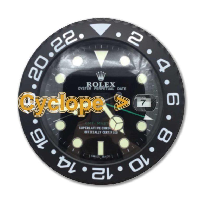 ROLEX GMT MASTER 2 – ALL BLACK – RL-10 DELUXE METAL WALL CLOCK