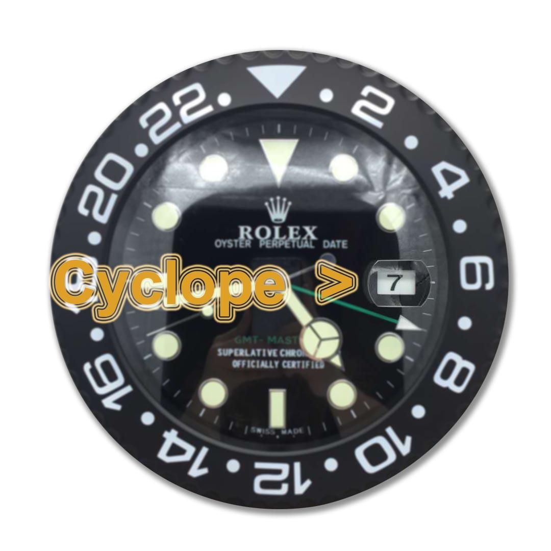 ROLEX GMT MASTER 2 – ALL BLACK – RL-10 DELUXE METAL WALL CLOCK