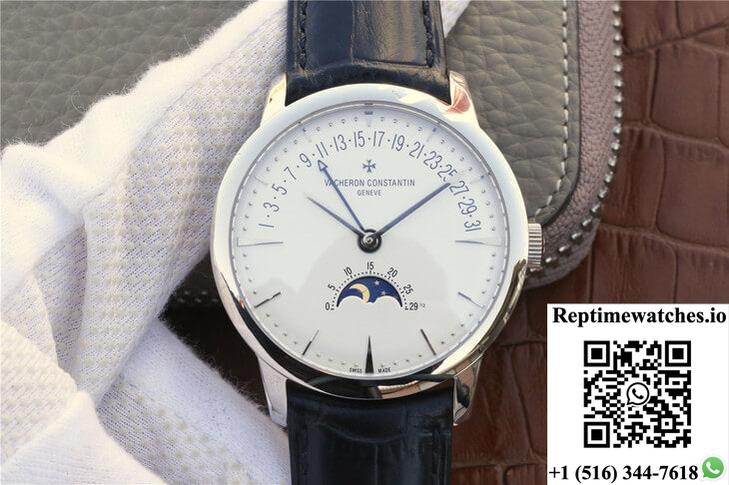 Vacheron Constantin Patrimony 4010U/000G-B330 Gs Factory 18K White Gold-Rep Time Watches