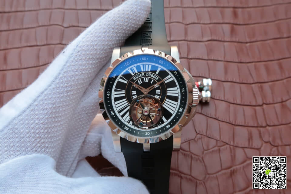 Roger Dubuis Hommage Tourbillon JB Factory Black Dial