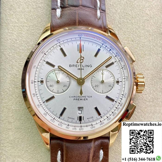 Breitling Premier Rb0118371G1P1 Gf Factory Leather Strap-Rep Time Watches
