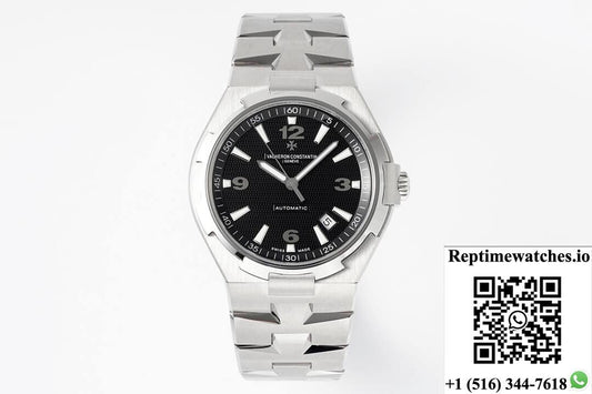 Vacheron Constantin Overseas 47040 Ppf Factory Stainless Steel Black Dial-Rep Time Watches