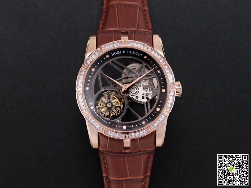 Roger Dubuis Excalibur RDDBEX0404 JB Factory V3 Rose Gold Tourbillon