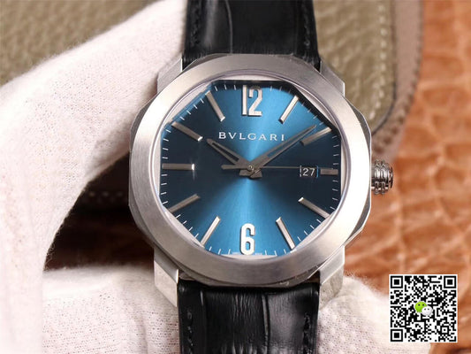 Bvlgari Octo 102429 BV Factory Light Blue Dial