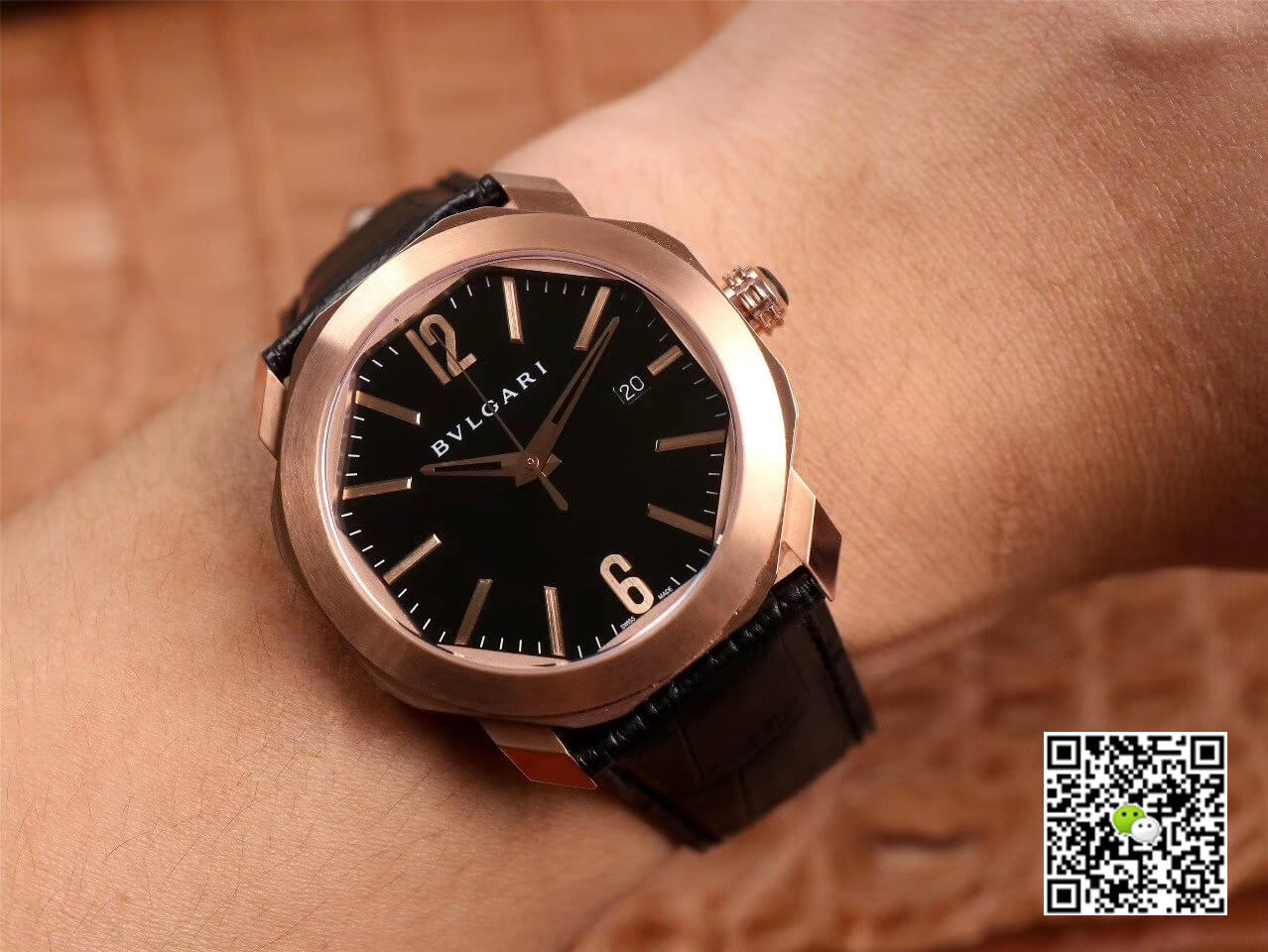 Bvlgari Octo 101963 BGOP41BGLD BV Factory Black Dial