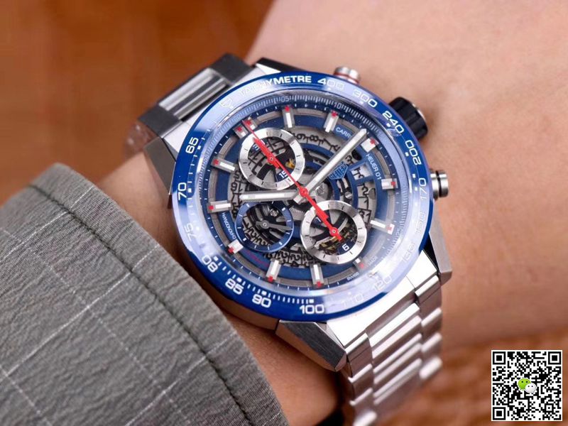 Tag Heuer Carrera Calibre Heuer 01 CAR201T.BA0766 Chronograph XF Factory Blue Dial