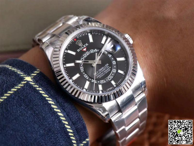 Rolex Sky Dweller M326934-0005 Noob Factory Black Dial