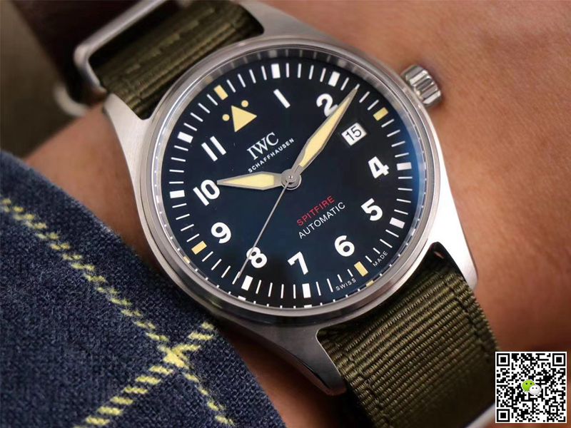 IWC Pilot Spitfire IW326801 MKS Factory Black Dial