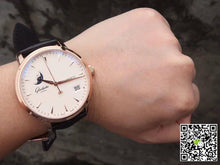 Glashutte Original Senator 1-36-04-04-02-01 Moonphase 18K Rose Gold White Dial
