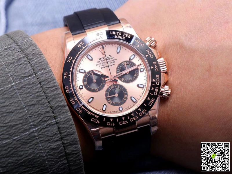 Rolex Daytona M116515LN-0021 Noob Factory Pink Dial 4130 Movement